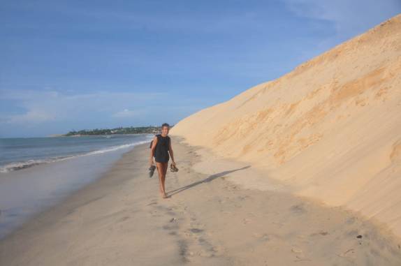 Ao lado da Duna do Pôr-do-Sol, chegando em Jericoacoara - CE
